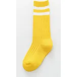 Unisex dlouhé ponožky pro dětí Barva: Žlutá, Velikost: 3-5T