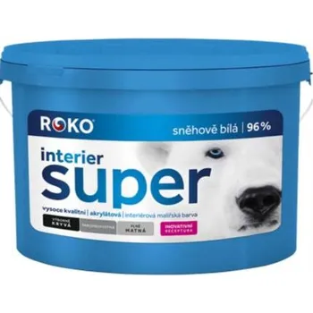 barva na zeď Barva interiérová Rokointerier Super 15 kg Rokospol