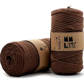 Příze MMboutique bavlněná šňůra Premium 5mm Mocha