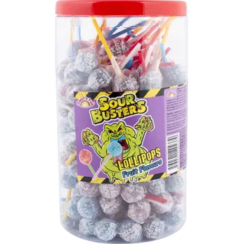 Bonbon Sour Busters lollipops - kyselá lízátka 8,5g