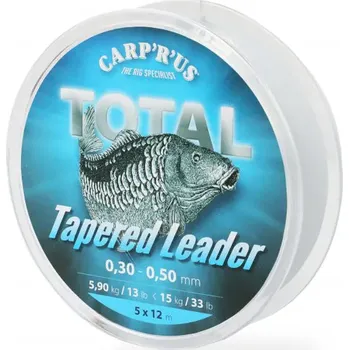 Carp'R'Us Total Tapered Line Ujímaný vlasec 5x12m, Průměr: 0,28-0,50mm, Nosnost: 11-33lb