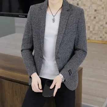 Best Fashion Pánský lehký oblek pro business i volný čas Barva: Tmavě Šedá, Velikost: M