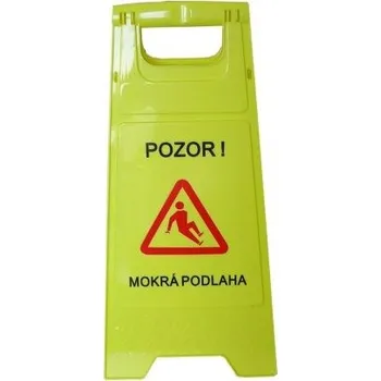 Tabule výstražná "Pozor mokrá podlaha" 60x30cm