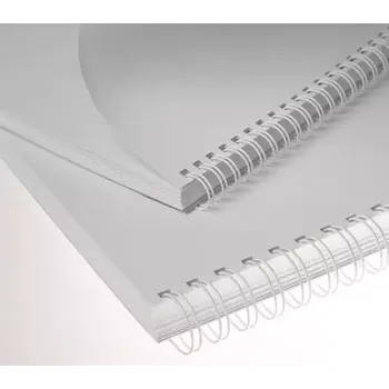 Vázací hřbet Kovové hřbety Eurosupplies 3:1, 12,7 mm, bílé (100 ks)