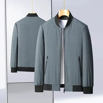 Best Fashion Pánská ležérní bunda se stojáčkem Barva: Modrá, Velikost: 4XL