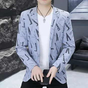 Best Fashion Pánské elegantní sako pro formální příležitosti Barva: Modrá, Velikost: XL