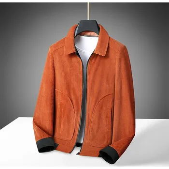 Pánská softshellová bunda Best Fashion Pánská manšestrová bunda pro chladnější období Barva: Červená, Velikost: 8XL