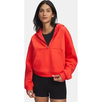 Dámská mikina Under Armour Dámská mikina UA Icon Fleece HZ Hoodie- 6012843-690 Červená LG