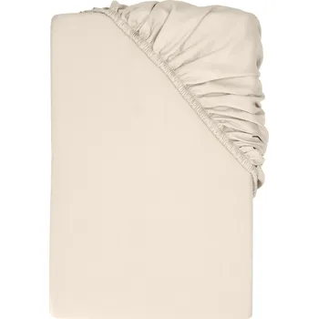 Prostěradlo LIVARNO® Saténové napínací prostěradlo, 90–100 x 200 cm (béžová)
