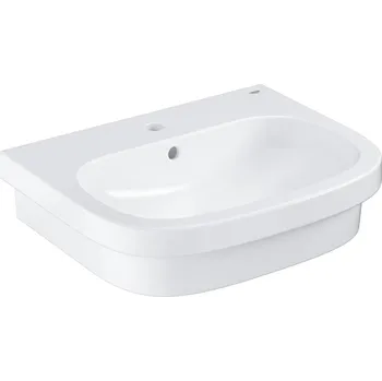 Umyvadlo Grohe Umyvadlo na desku Euro Ceramic 60x48 cm alpská bílá otvor pro baterii uprostřed 39337000
