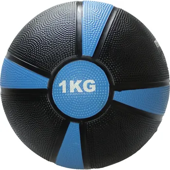 Medicinbal Merc sport Medicinální míč 1 kg – gumový modrý Cena za odběr více kusů: 11 a více kusů