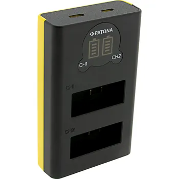 Patona Nabíječka baterií GoPro Hero 13, MicroUSB, duální