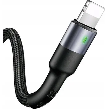 Datový kabel Kabel Usams USB - Apple Lightning 1 m černý