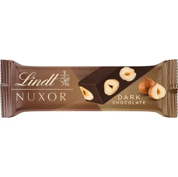 Čokoládová tyčinka Tyčinka LINDT Nuxor hořký Nugát 33g