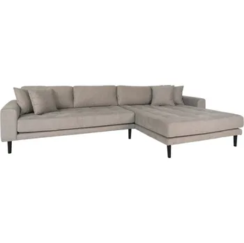 Pohovka House Nordic Šedá rohová pohovka, pravý roh, 290 cm, Lido