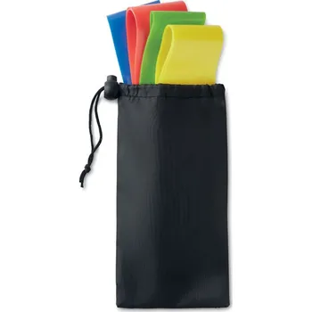 Chytré hodinky Sada 4 posilovacích TPE gum Fitband