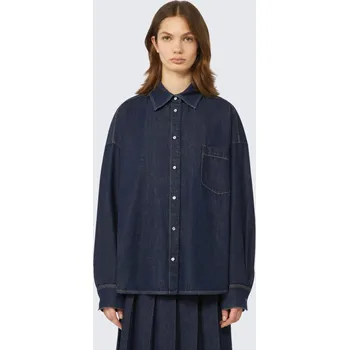 Dámská košile Dámská džínová košile MaxMara WKDFOGGIA 2615111011650 tmavě modrá Velikost: 38