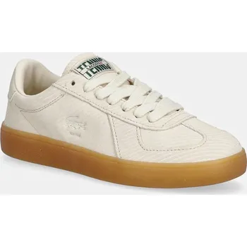 Dámská móda Semišové tenisky Lacoste Baseshot Pro Sneakers 51SFA0087 béžová 01X, EUR 36