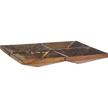 Ozdobný tác Madam Stoltz 34 x 34 x 5 cm MBN08 hnědá 88X