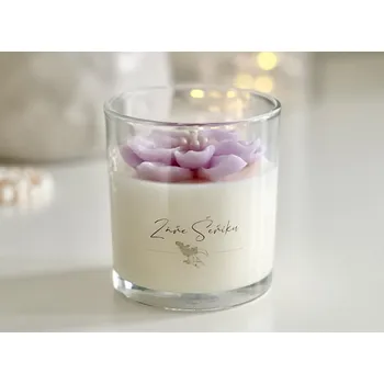 Svíčka BOVO Svíčka 230ml vůně šeříku