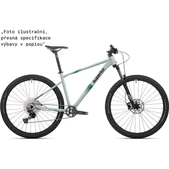 Sport Superior XC 6.2 / Gloss Grey / Petrol 2026 Průměr kol: 29", Výška rámu: (18" = 46 cm), Velikost rámu: M