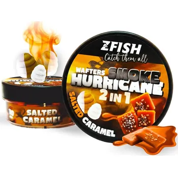 Boilies Zfish Smoke Hurricane Wafters 2in1 30 g, Salted Caramel