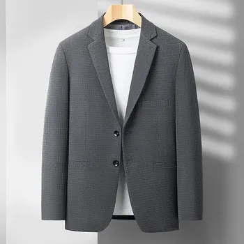 Best Fashion Pánské elegantní sako pro společenské akce Velikost: S, Barva (Varianta): Light grey 1