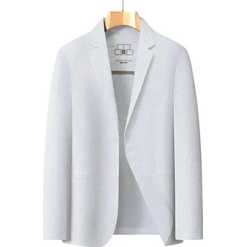 Pánské sako Best Fashion Lehké pánské sako na léto s ochranou proti slunci Barva: Bílá, Velikost: 3XL