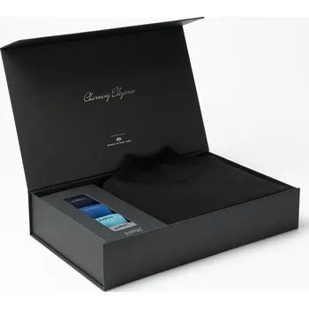 Pánská móda Set pánského roláku SERAFIO Nero a ponožek v dárkovém boxu