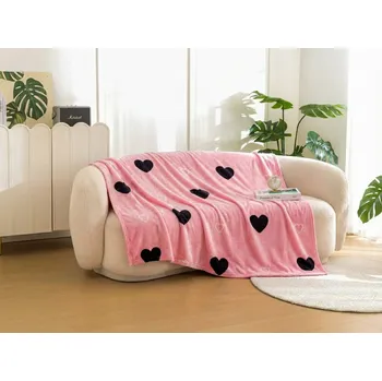 deka Mikroplyšová deka CORAZON, růžová Rozměr: 200 x 220 cm