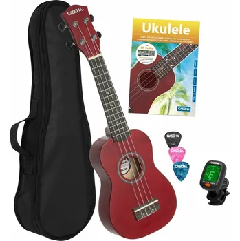 Ukulele Cascha HH 3970 Red Sopránové ukulele (Jako nové)