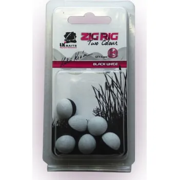 Boilies Návnada Lk Baits ZIG RIG Pop-Up 14 mm – Černá/Bílá