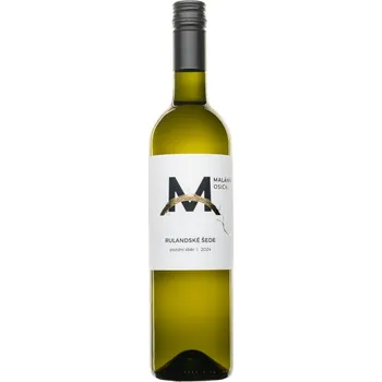 Víno Rulandské šedé 2024, pozdní sběr, Vinařství Maláník – Osička, polosuché