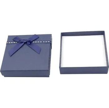 Dárková krabička Mareb Dárková krabička na šperky 9 x 9 x 2.5 cm - navy blue