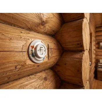 vypínač Vypínač keramický č.1/6 NEW komplet široký dekor.