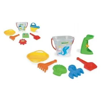 Hračka na písek Sada na písek mořský svět plast 7ks od 12 měsíců Wader - 1 kus