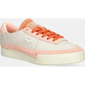 Dámská móda Kožené tenisky Lacoste Aura Sneakers 51SFA0074 oranžová 22X, EUR 37