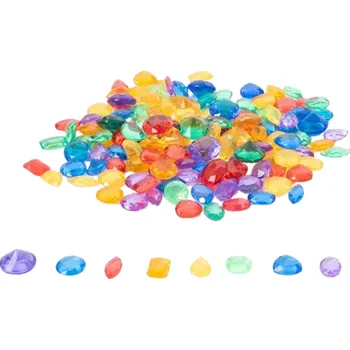 Dětské zboží TickiT - Průsvitné barevné drahokamy ke třídění 48 ks