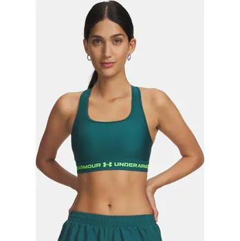 Dámské spodní prádlo Under Armour Dámská podprsenka Crossback Mid Bra-GRN 1361034-338 Zelená MD