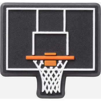 Dívčí pantofle Odznáček Jibbitz – Black Basketball Backboard
