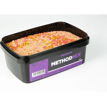 Návnadová surovina Mikbaits Method Feeder mix 700g Příchuť: Pikantní švestka