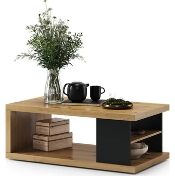 Konferenční stolek Konferenční stolek Lora MZ0015 černý/dub artisan 