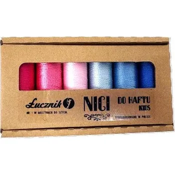 Nit Sada vyšívacích nití 100% viskóza - Kids (6x200m)