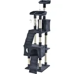 Škrabadlo pro kočky 170 cm s pelíšky, domečky a sloupky