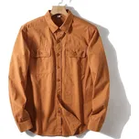 Best Fashion Pánská elegantní košile pro business styl Barva: Oranžová, Velikost: XL