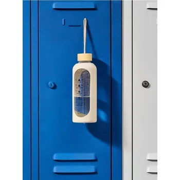 Láhev Sinsay - Skleněná láhev s motivační stupnicí - krémová - 295ES-01X - 295ES-01X-ONE