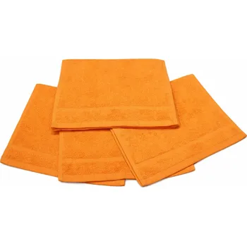 Dětský ručník pro mateřské školy 30x50 cm - Oranžový