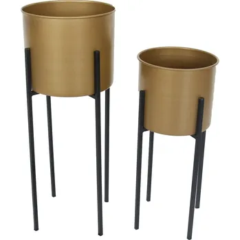 Květináč Kovové květináče v sadě 2 ks ø 24 cm Dempo – Garden Pleasure ID_1729822