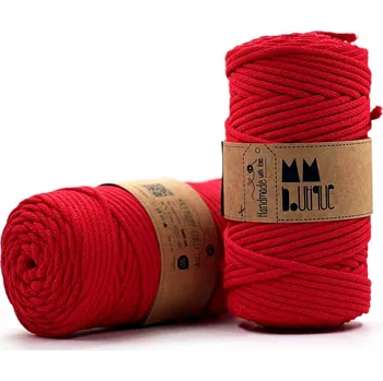 Příze MMboutique bavlněná šňůra Premium 5mm Red