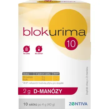Zdraví Blokurima 2g D-manózy sáčky 10x4g